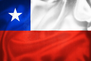 Grunge 3D illustration of Chile flag