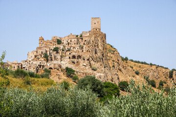 The ghost world of  Craco, Basilicata region, Italy 