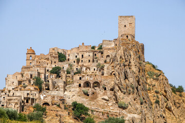 Fototapeta premium The ghost world of Craco, Basilicata region, Italy 