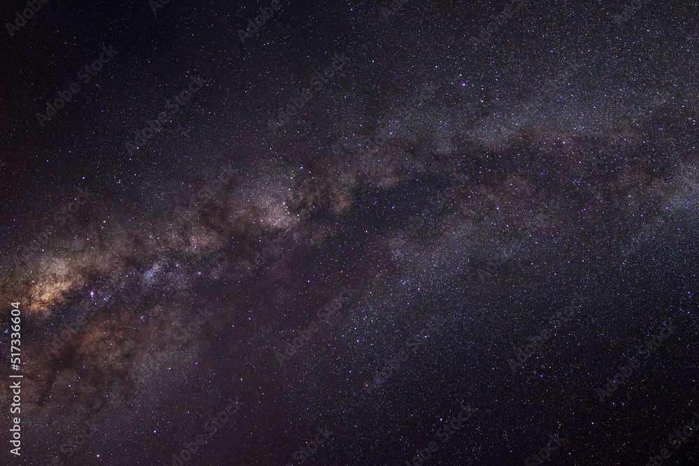 Wall mural milky way galaxy with stars and space dust in the universe