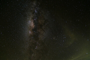 Milky way galaxy with stars and space dust in the universe