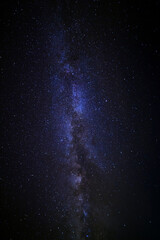 Milky way galaxy with stars and space dust in the universe