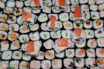 Incredibly beautiful sushi made with love and home warmth