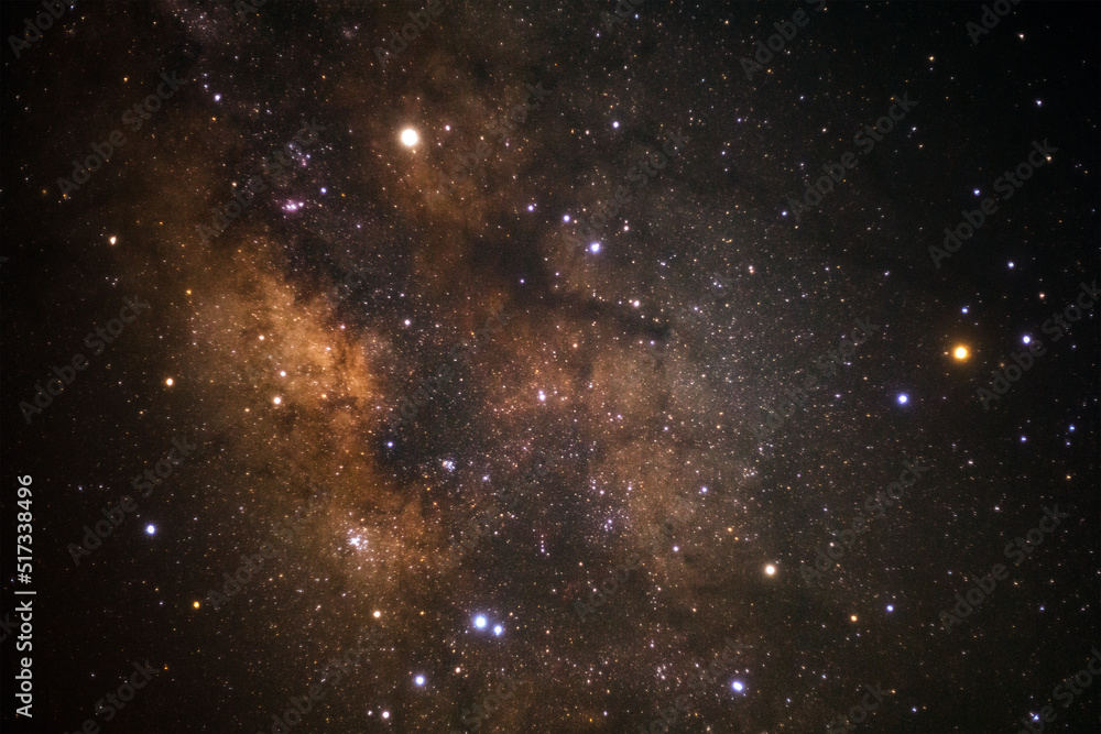 Wall mural milky way galaxy with stars and space dust in the universe