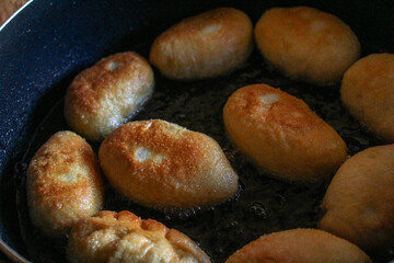 Fried pastries stuffed with meat