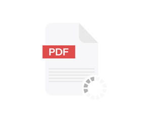 PDF file, Pdf document note icon logo design. Downloading concepts. Pdf notepad document business concept vector design and illustration.
