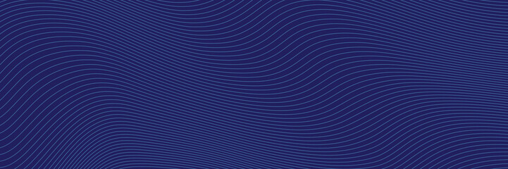 Abstract geometric background, curved lines, shades of blue, vector design