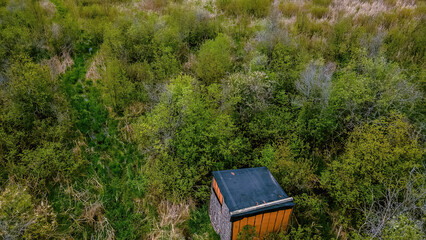 Abandoned Hunting Shack with Old Path