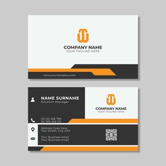 corporate business card design template 