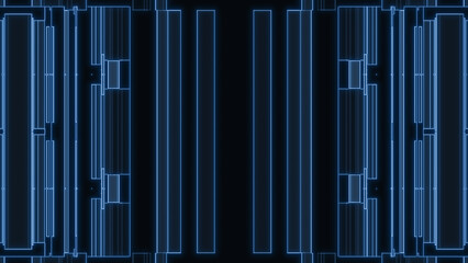 Futuristic interface ui elements. Holographic hud user interface elements