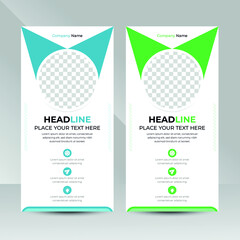 Roll Up Banner Design Template