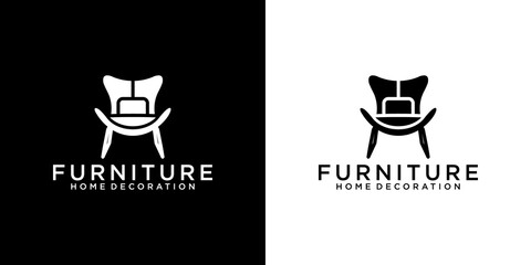 sofa furniture logo design, home furniture