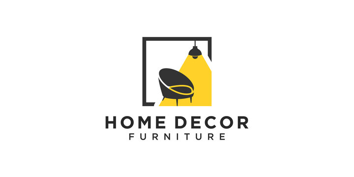 home design inspiration logo design, home sofa, minimalist chair