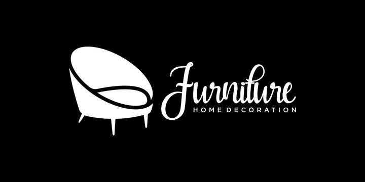 home furniture sofa logo design