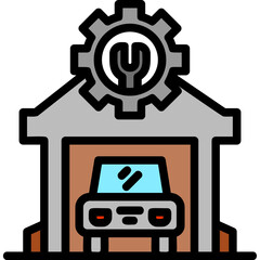 Mechanic Shop Icon