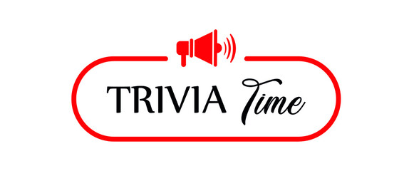 trivia time with font design.	