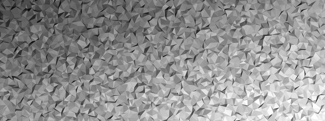 Abstract low poly gray color gradient background stock photo.