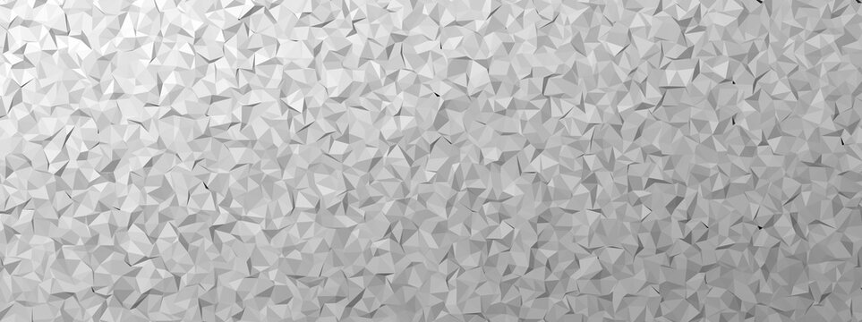 Abstract low poly gray color gradient background stock photo.