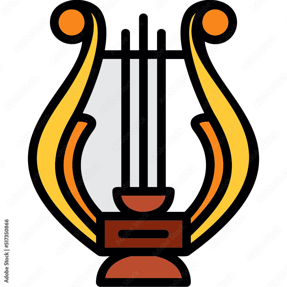 Poster Lyre Icon