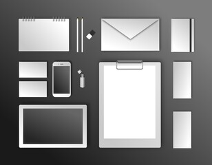 Corporate identity mockup 1 light