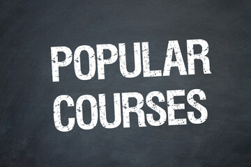 Fototapeta premium Popular Courses