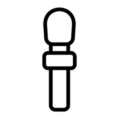 microphone line icon