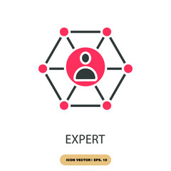 expert icons  symbol vector elements for infographic web