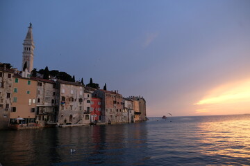 Beautiful sunset in Rovinj, Croatia - 517357000