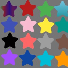 Illustration star pattern background picture