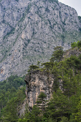 Landscape photography of amazing natural and scenic mountain view in summer season.