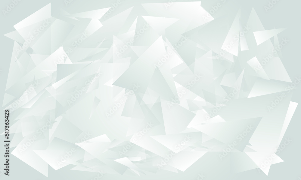 Poster abstract background in white and gray with triangles. vector illustration