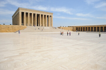 Mauzoleum Anitkabir w Ankarze, slynny zabytek i atrakcja turystyczna Turcji © Robert