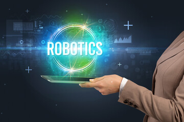 Close-up of a touchscreen, new tech concept