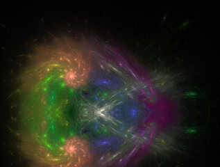 Obraz premium Imaginatory fractal abstract background Image