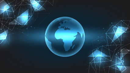 Hi-tech digital technology futuristic circuit digital. Abstract futuristic design. artificial intelligence. Modern futuristic design. Global network connection technology. vector illustration.