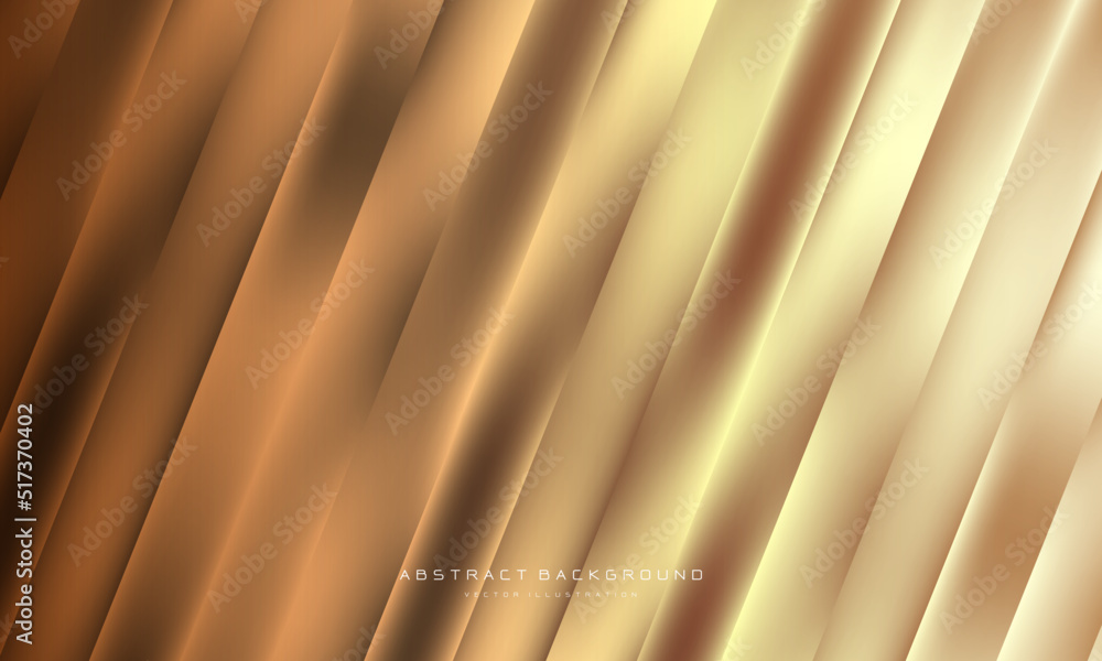 Poster abstract gold brown stripe light dynamic geometric design modern futuristic technology background te