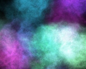 Realistic Space Background with Nebula Star Clouds.