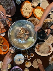 Thai steamboat mookata