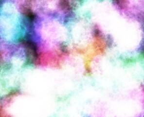 Realistic Space Background with Nebula Star Clouds.