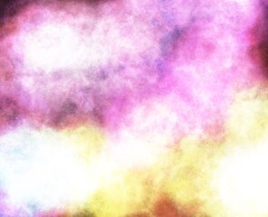 Realistic Space Background with Nebula Star Clouds.
