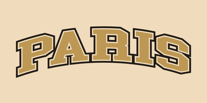 T-shirt stamp graphic, France Sport wear typography emblem Paris vintage tee print, athletic apparel design shirt graphic print