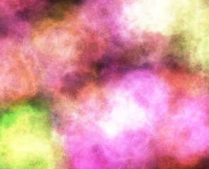Realistic Space Background with Nebula Star Clouds.