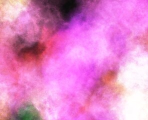 Realistic Space Background with Nebula Star Clouds.