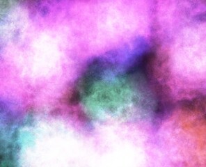 Realistic Space Background with Nebula Star Clouds.