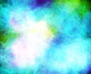 Realistic Space Background with Nebula Star Clouds.