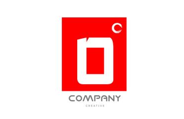 red O alphabet letter logo icon design with japanese style lettering. Creative template for business and company
