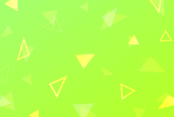 背景素材_三角_緑