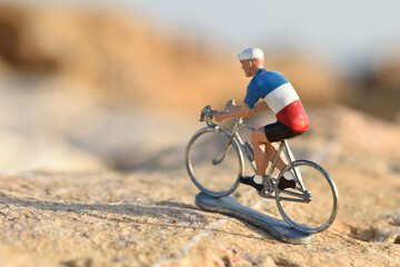Fototapeta na wymiar Vélo cyclisme cycliste champion de France