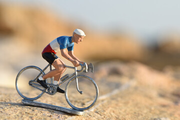 Naklejka na ściany i meble Vélo cyclisme cycliste champion de France
