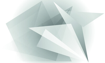 abstract background in white and gray with triangles. vector illustration